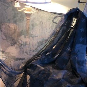 “Fifty shades of gray “ flowing large wrap scarf